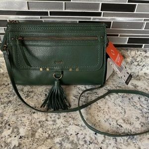 The Sak Leucadia Crossbody Bag Hunter Green NWT